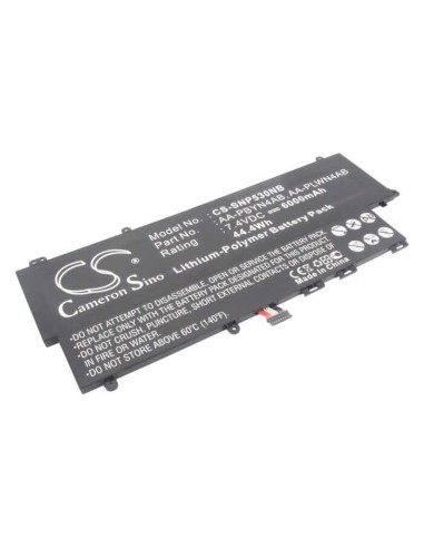 Black Battery for Samsung Np-530, Np-530u3b-a01, Np-530u3b-a02 7.4V, 6000mAh - 44.40Wh