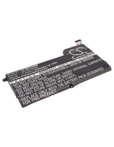 Black Battery for Samsung Np530u4b, Np530u4b-a01us, Ba43-00339a 7.4V, 6100mAh - 45.14Wh