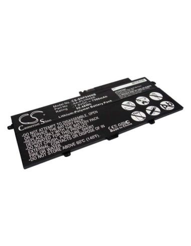 Black Battery for Samsung Ativ Book 9 Plus, Np940x3g, Np940x3g-k01nl 7.6V, 7300mAh - 55.48Wh