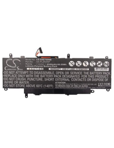 Black Battery for Samsung Ativ Pro, Xq700t1c-a52, Xe700t1c 7.5V, 6540mAh - 49.05Wh