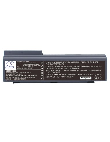 Grey Battery for Toshiba Tecra 8100, Tecra 8100a, Tecra 8100b 10.8V, 4400mAh - 47.52Wh