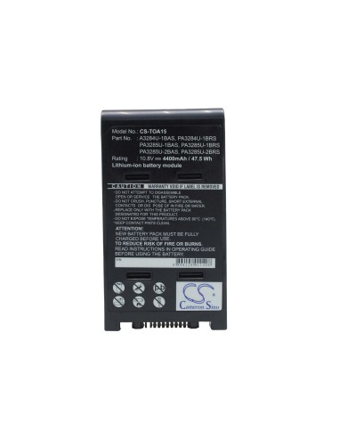 Black Battery for Toshiba Satellite A10-s113, Dynabook Satellite K15 166d/w, Dynabook Satellite K16 166e/w 10.8V, 4400mAh - 47.5