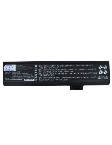 Black Battery for Advent 7109b, 8117, 7109a 10.8V, 4400mAh - 47.52Wh