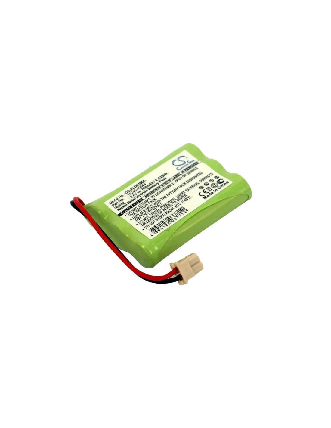 Battery for Audioline, Cdl935g 3.6V, 700mAh - 2.52Wh