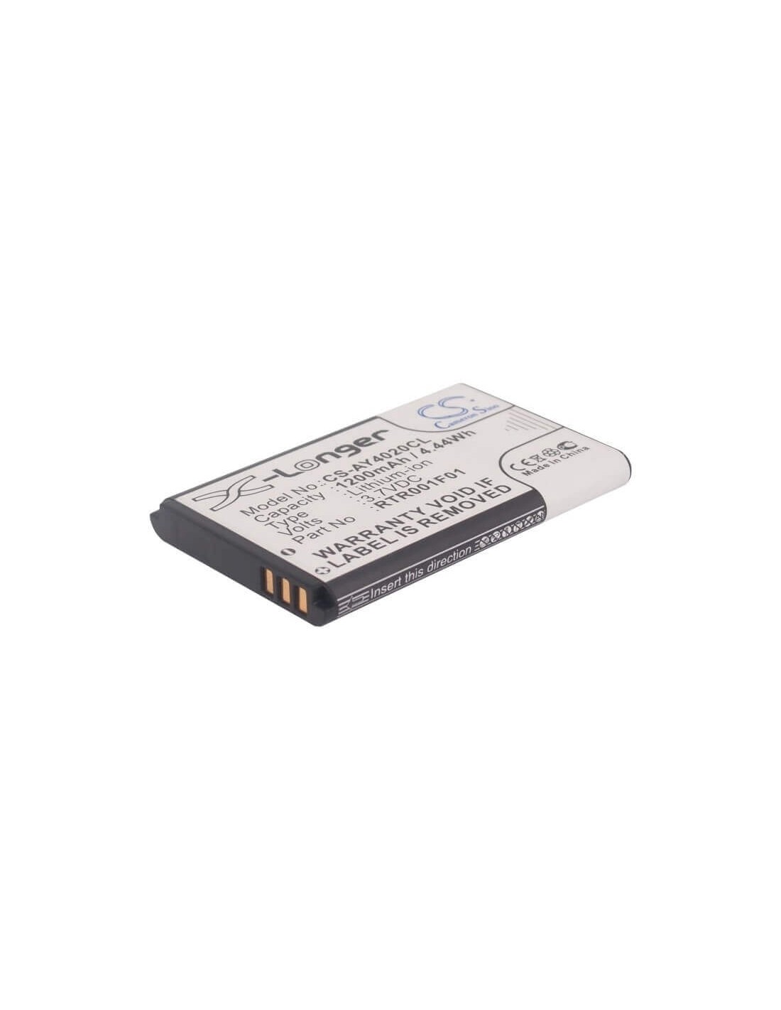 Battery for Alcatel, 3bn67330aa, 8232, 8232 Dect 3.7V, 1200mAh - 4.44Wh
