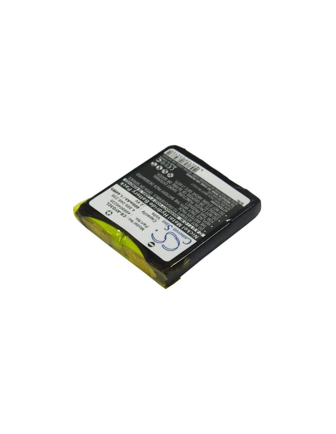 Battery for Detewe, Openphone 24, Openphone 28, 2.4V, 600mAh - 1.44Wh