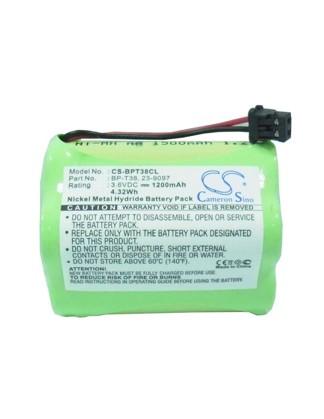 Battery for Sony, Spp-a2770, Spp-a2780, Spp-h270, Spp-h273, 3.6V, 1200mAh - 4.32Wh