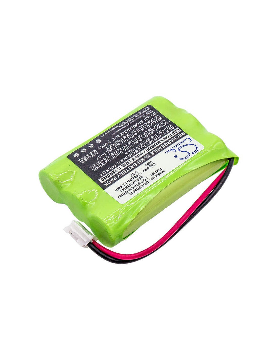 Battery for Nomad, 27910, 8058480000, 8900990000, E1112, 3.6V, 700mAh - 2.52Wh