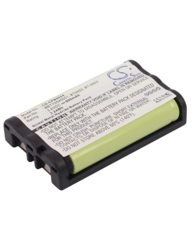 Battery for Radio Shack, 23003, 435862-base 3.6V, 900mAh - 3.24Wh