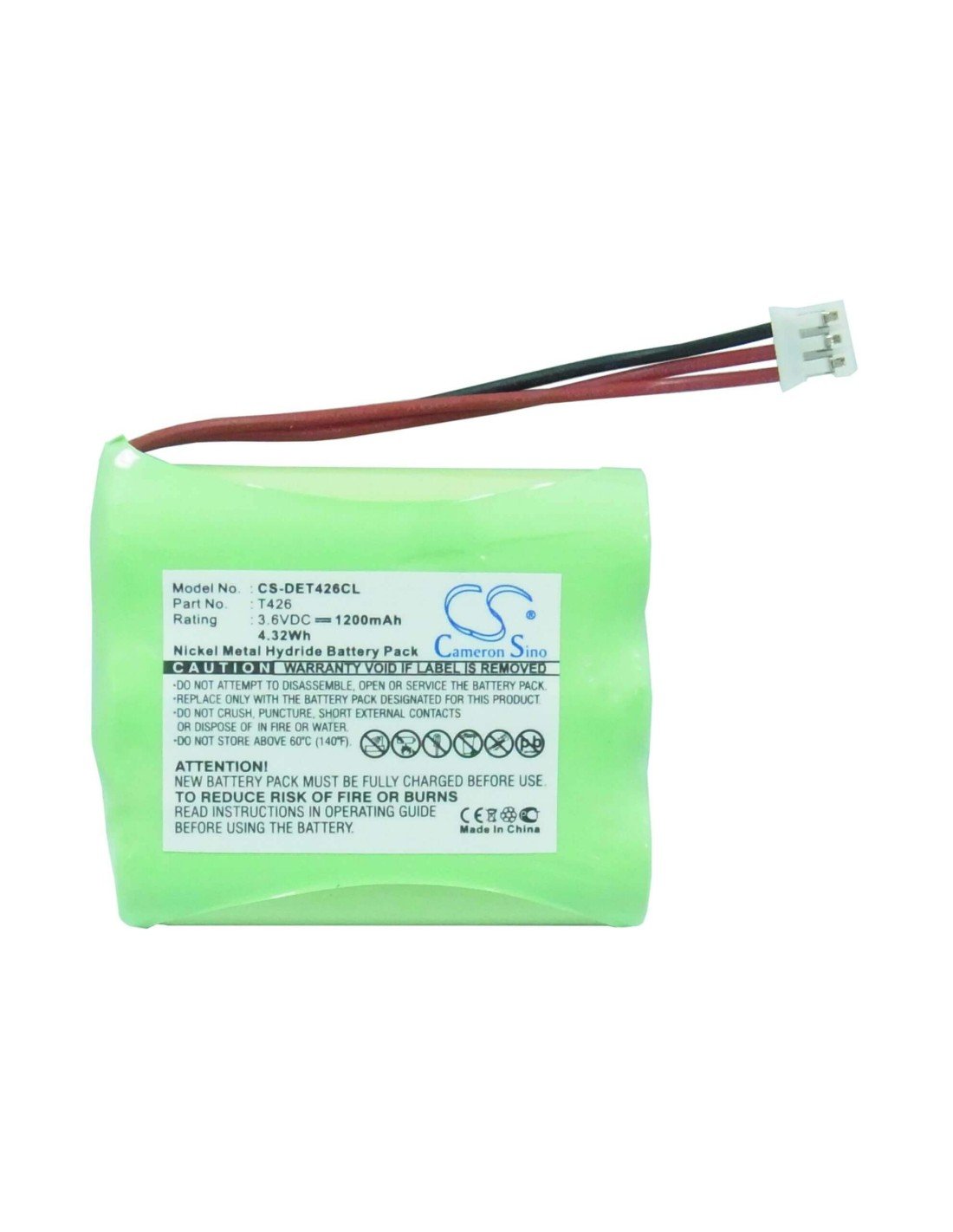 Battery for Olympia, Mira Plus, Voice 3.6V, 1200mAh - 4.32Wh