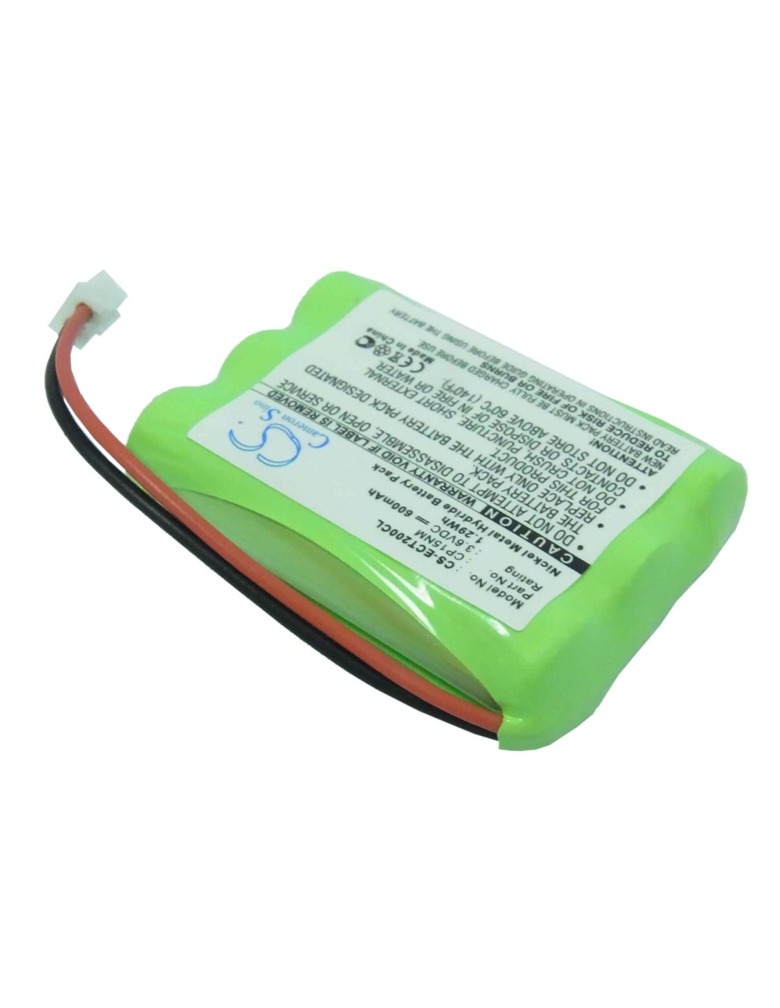 Battery for Alcatel, Altiset Comfort, Altiset Easy, 3.6V, 600mAh - 2.16Wh