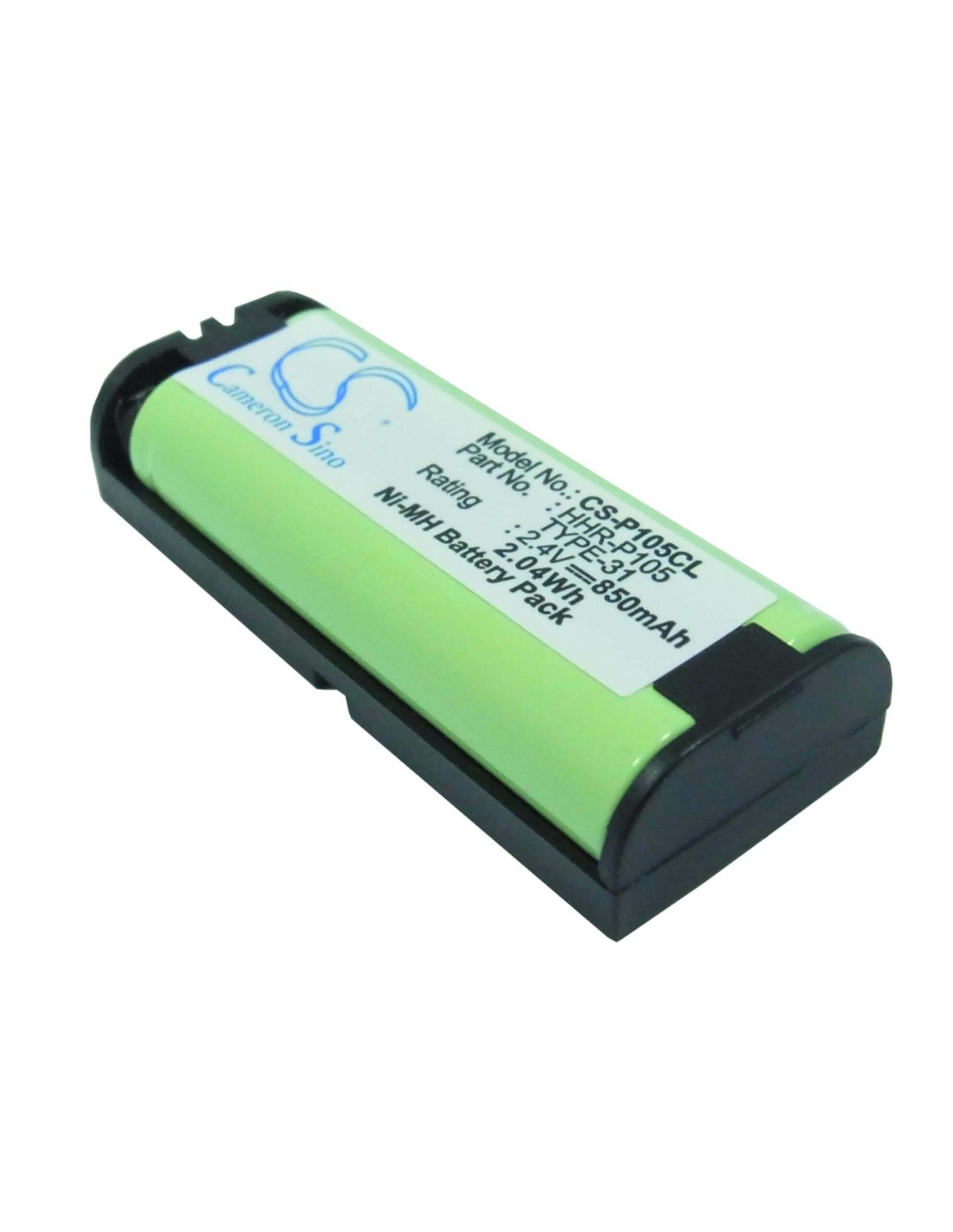 Battery for Philips, Sjb4191, Sjb4191/17 2.4V, 850mAh - 2.04Wh