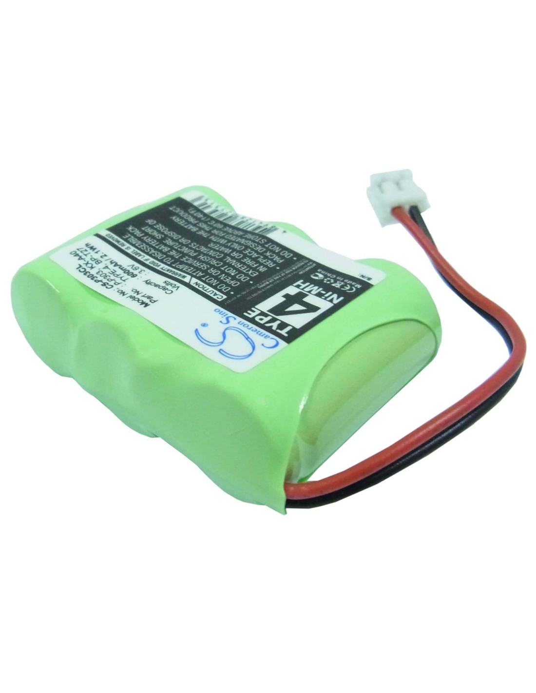 Battery for Zenith, 306 3.6V, 600mAh - 2.16Wh
