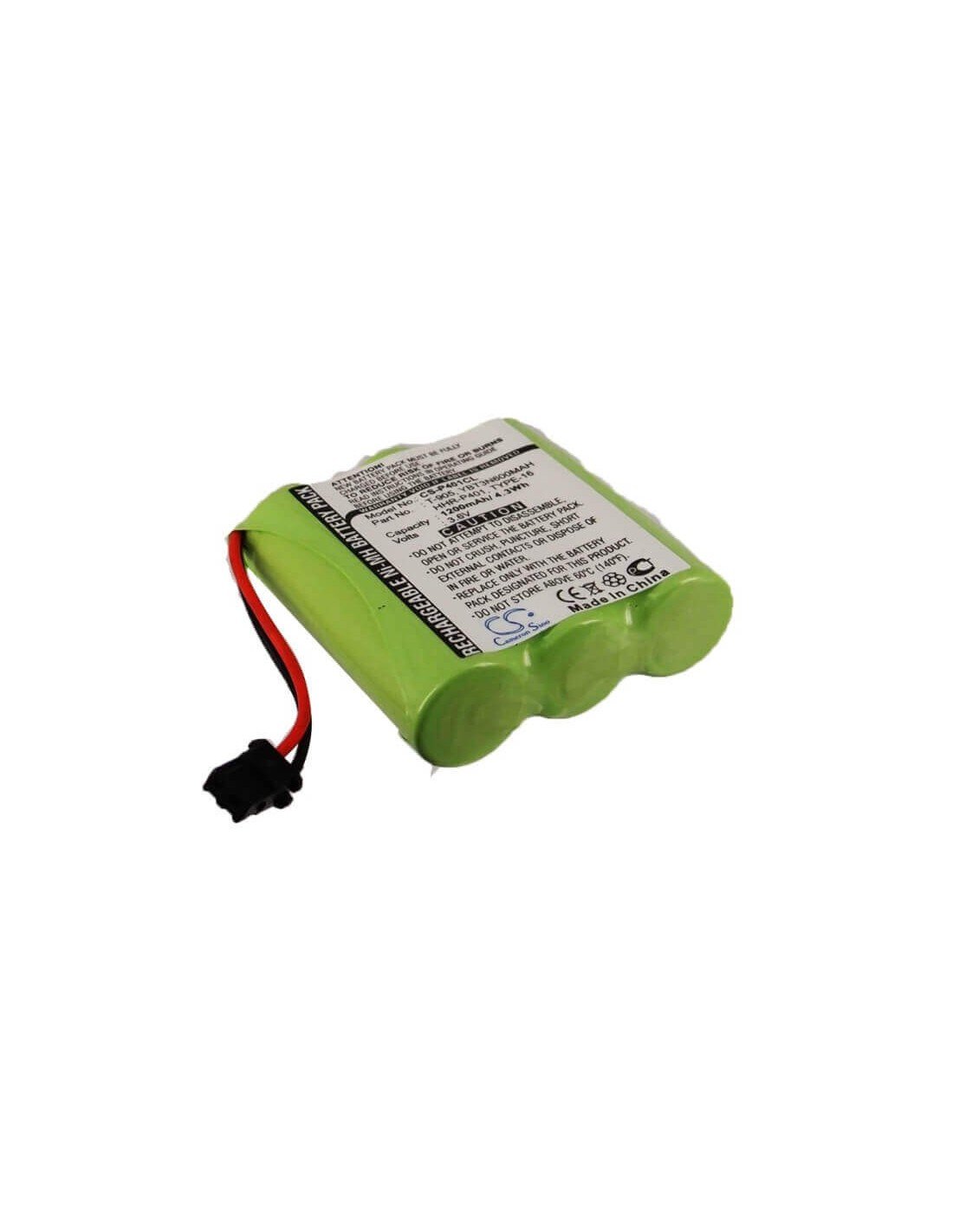 Battery for Bell South, Mph6928, Mph6929, Mph6935, 3.6V, 1200mAh - 4.32Wh
