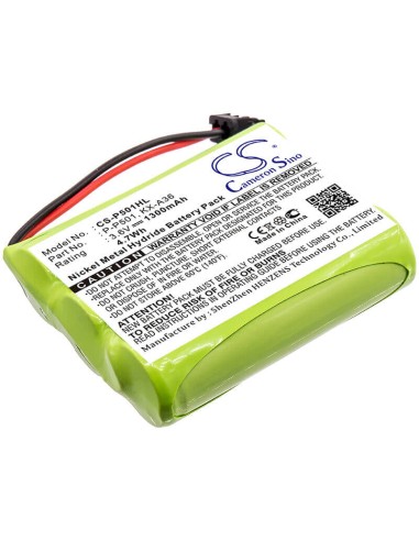 Battery for Panasonic, Hhr-p505, Kc-tc917hsb, Kx-9768xb, Kx-a36, 3.6V, 1300mAh - 4.68Wh