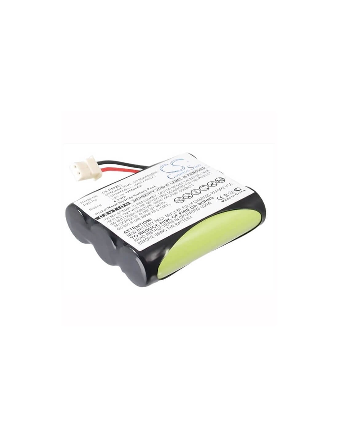 Battery for American, Cl40 3.6V, 1200mAh - 4.32Wh