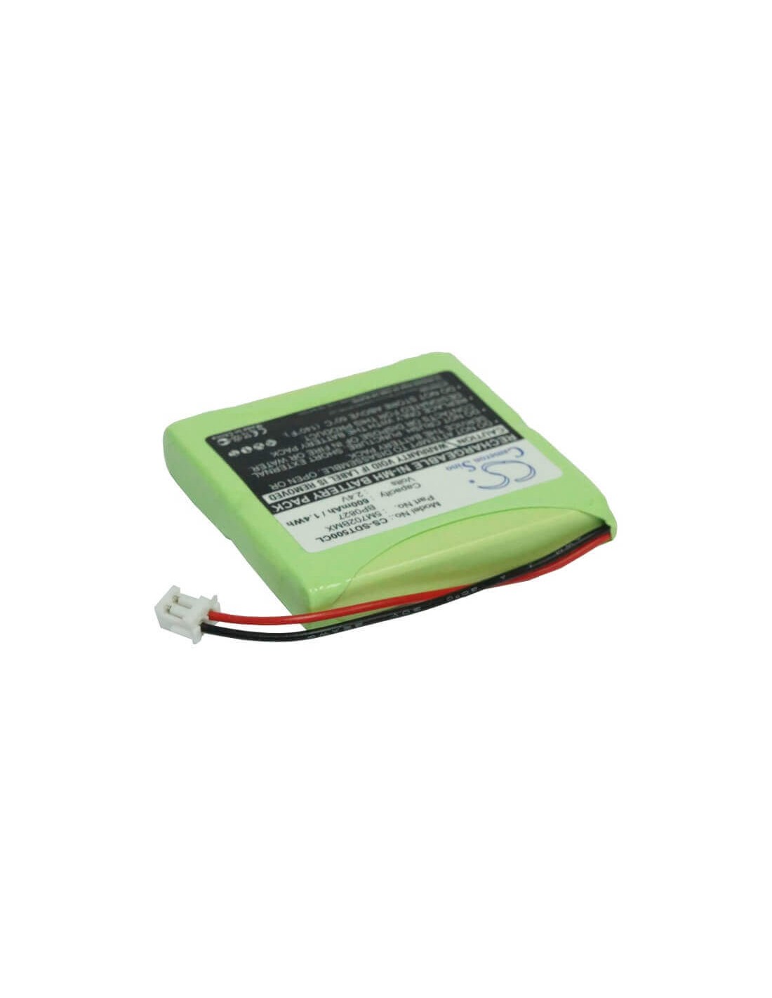 Battery for Medion, Life E63038, Life S63006, 2.4V, 600mAh - 1.44Wh