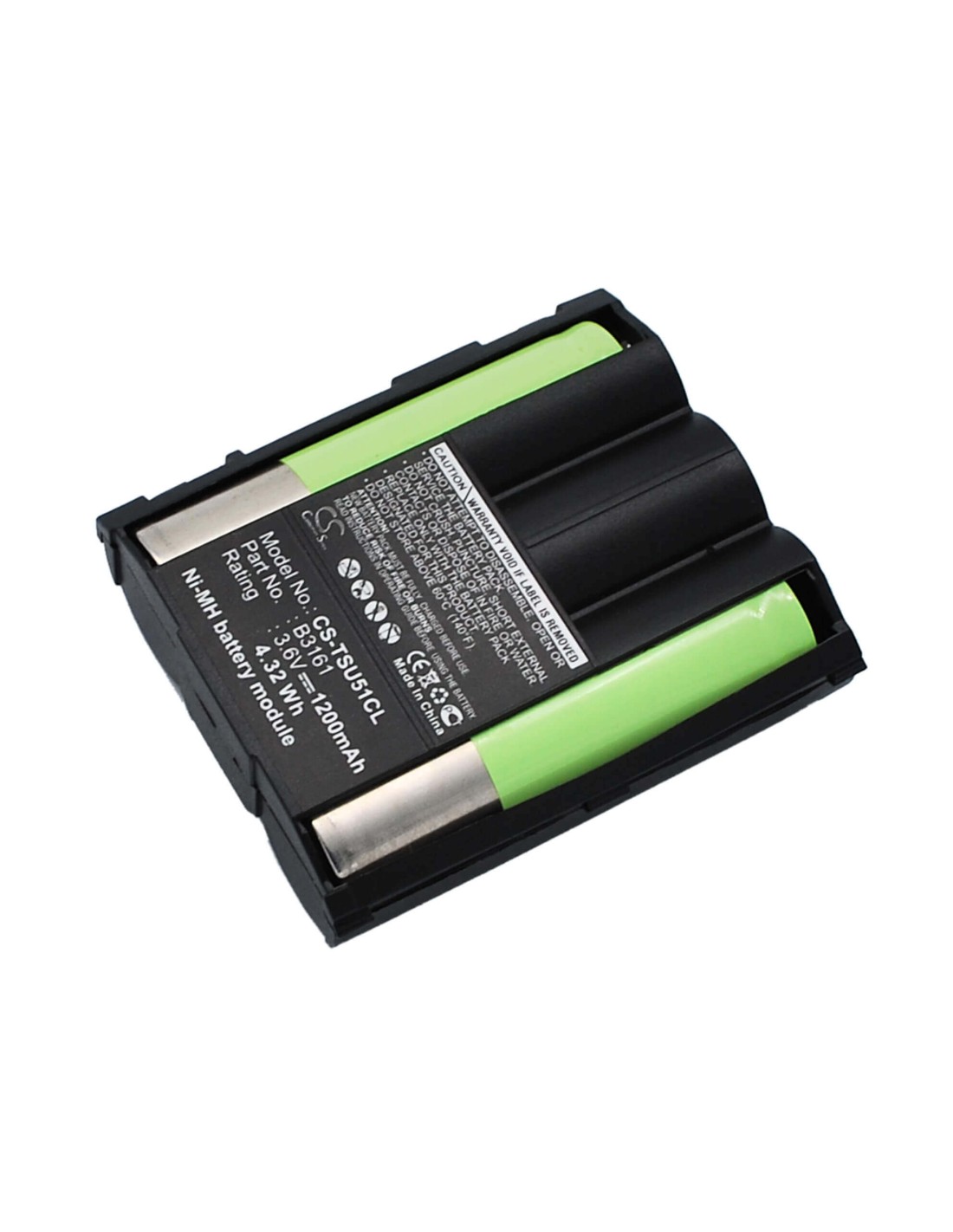 Battery for Bang & Olufsen, Beocom 5000 3.6V, 1200mAh - 4.32Wh