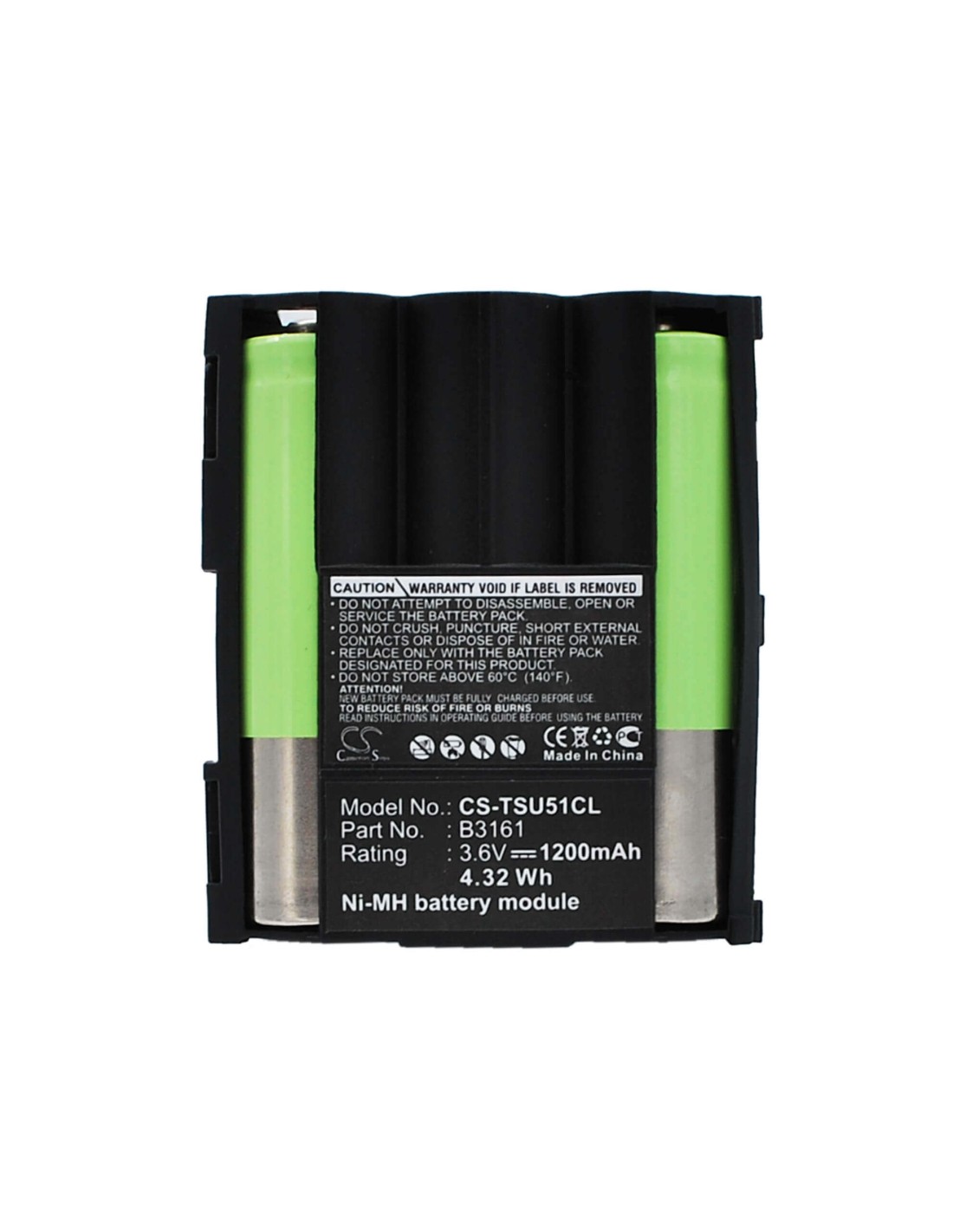 Battery for Telekom, Sinus 51 3.6V, 1200mAh - 4.32Wh