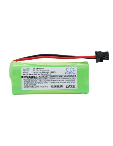 Battery for Uniden, Dcx100, Dect 1060, Dect 2.4V, 800mAh - 1.92Wh