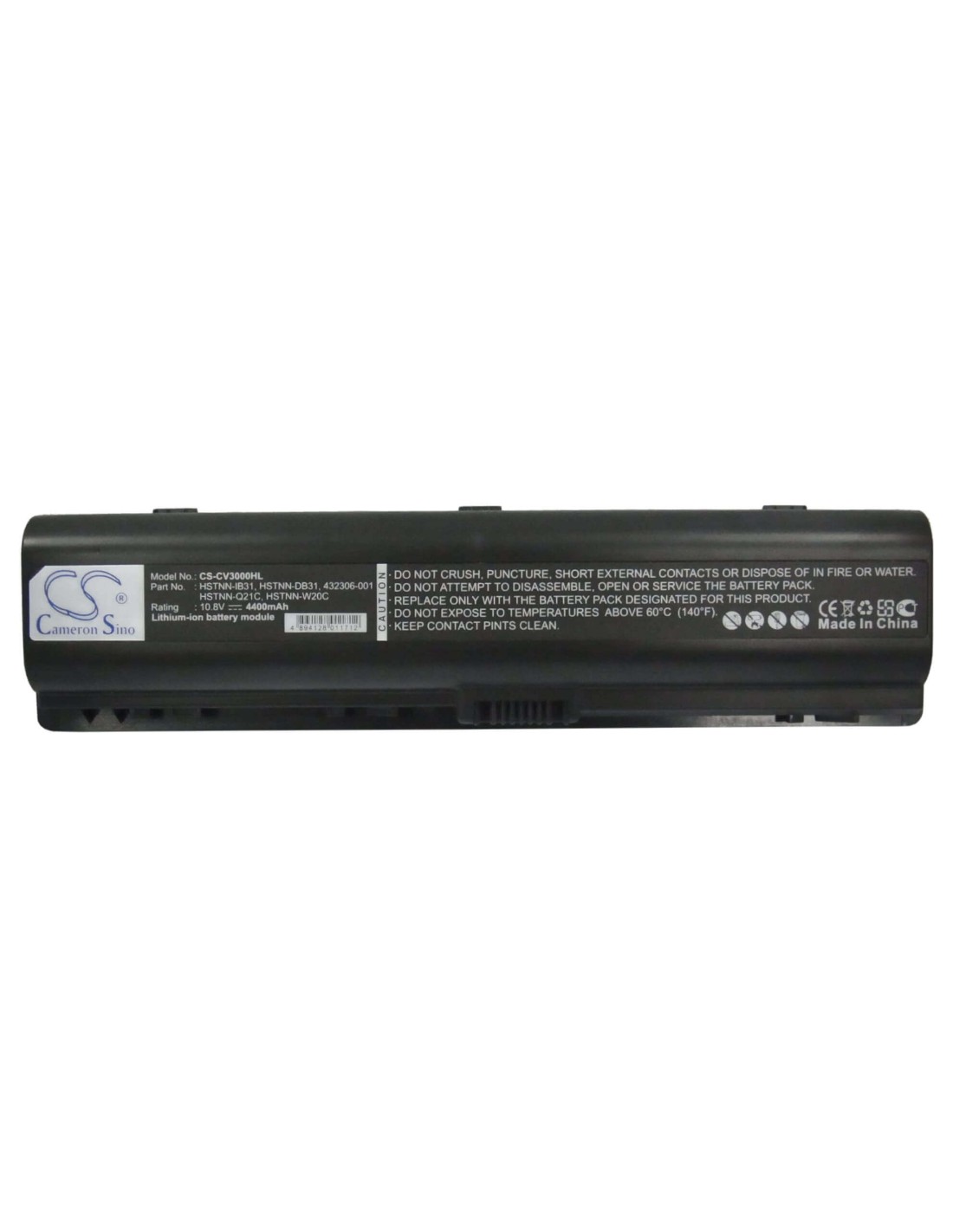 Black Battery for HP G6000, G7000, Pavilion dv2000 10.8V, 4400mAh - 47.52Wh