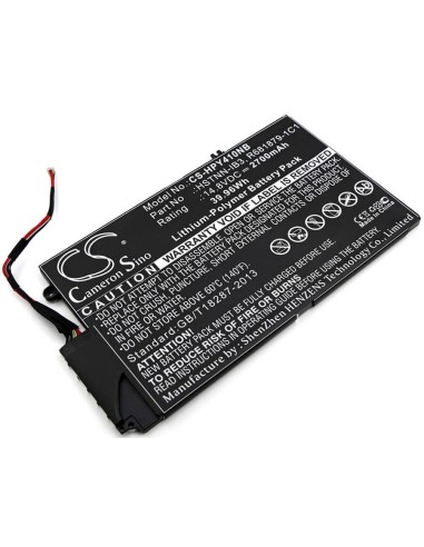 Black Battery for HP Envy 1050ca , EL04XL, PN-C102 14.8V, 2700mAh - 54.76Wh