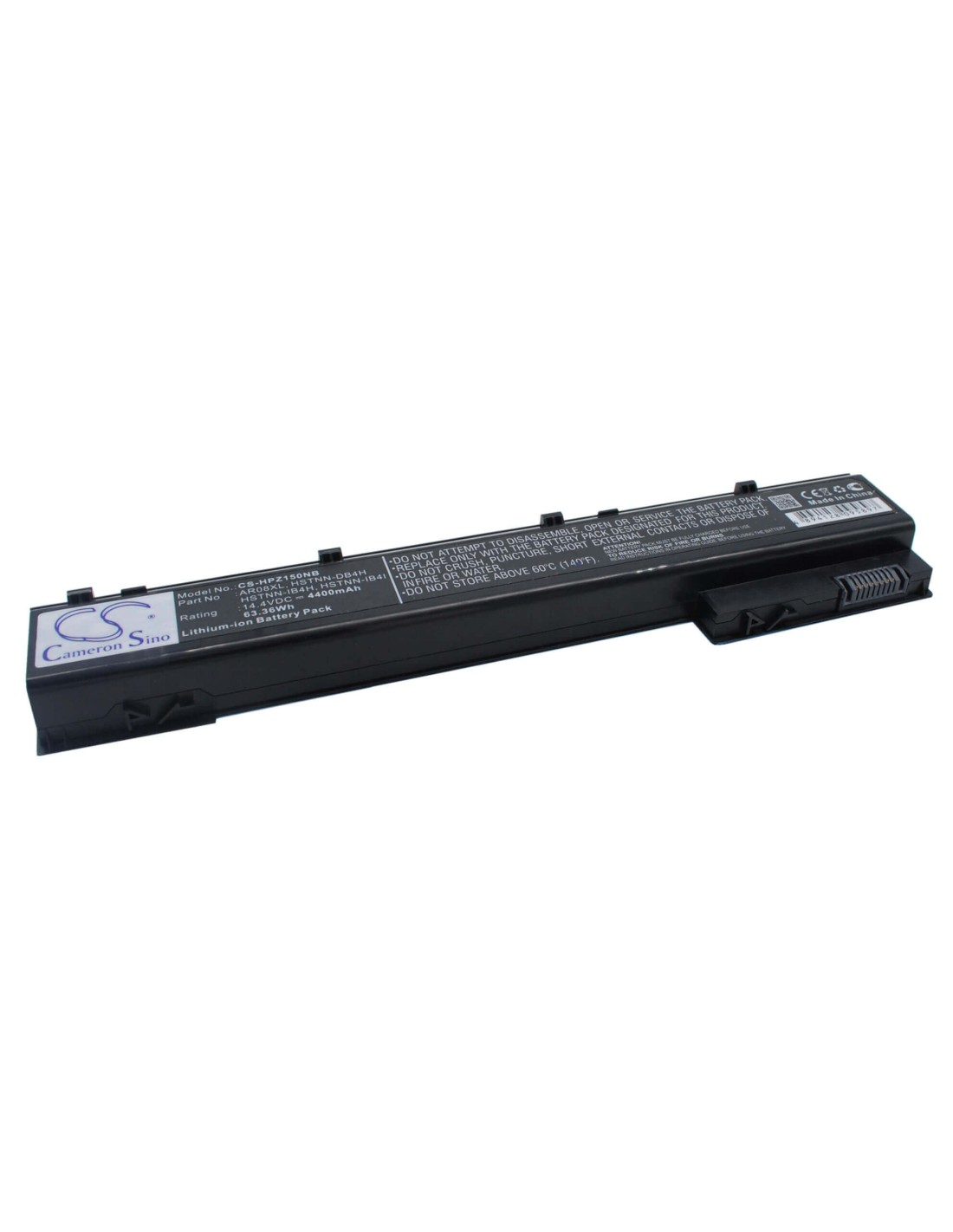 Black Battery for HP ZBook 15, ZBook 17, ZBook 729BJC321015 14.4V, 4400mAh - 63.36Wh