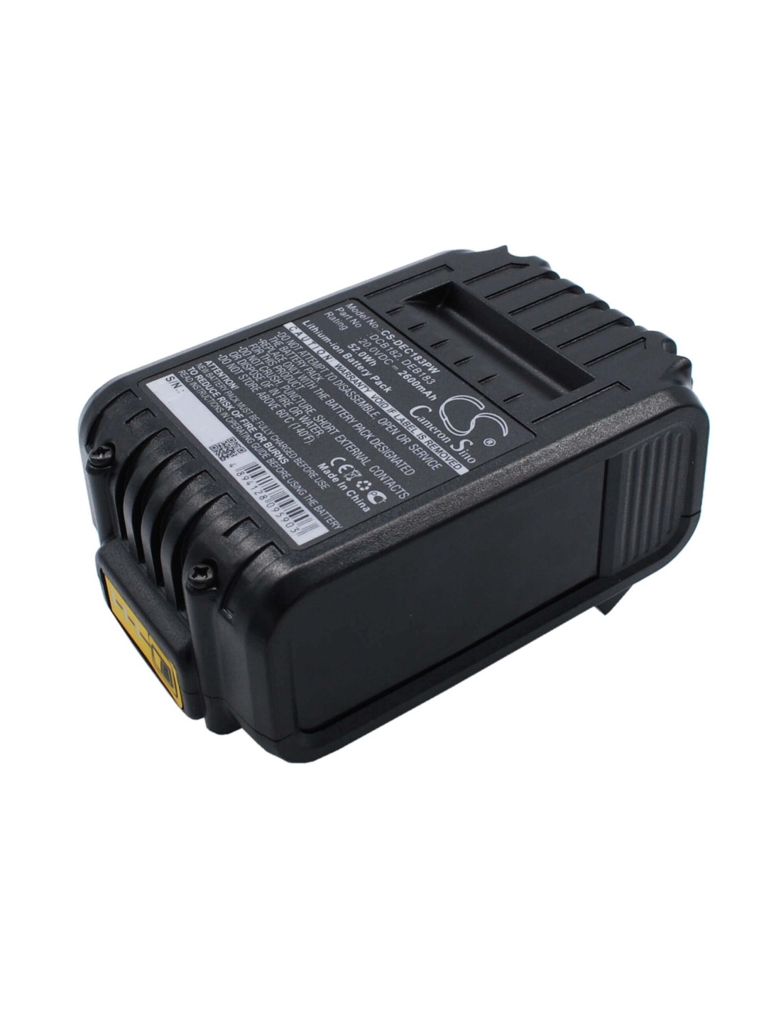 Battery for Dewalt Dcd740, Dcd740b, Dcd780 20V, 2600mAh - 52.00Wh