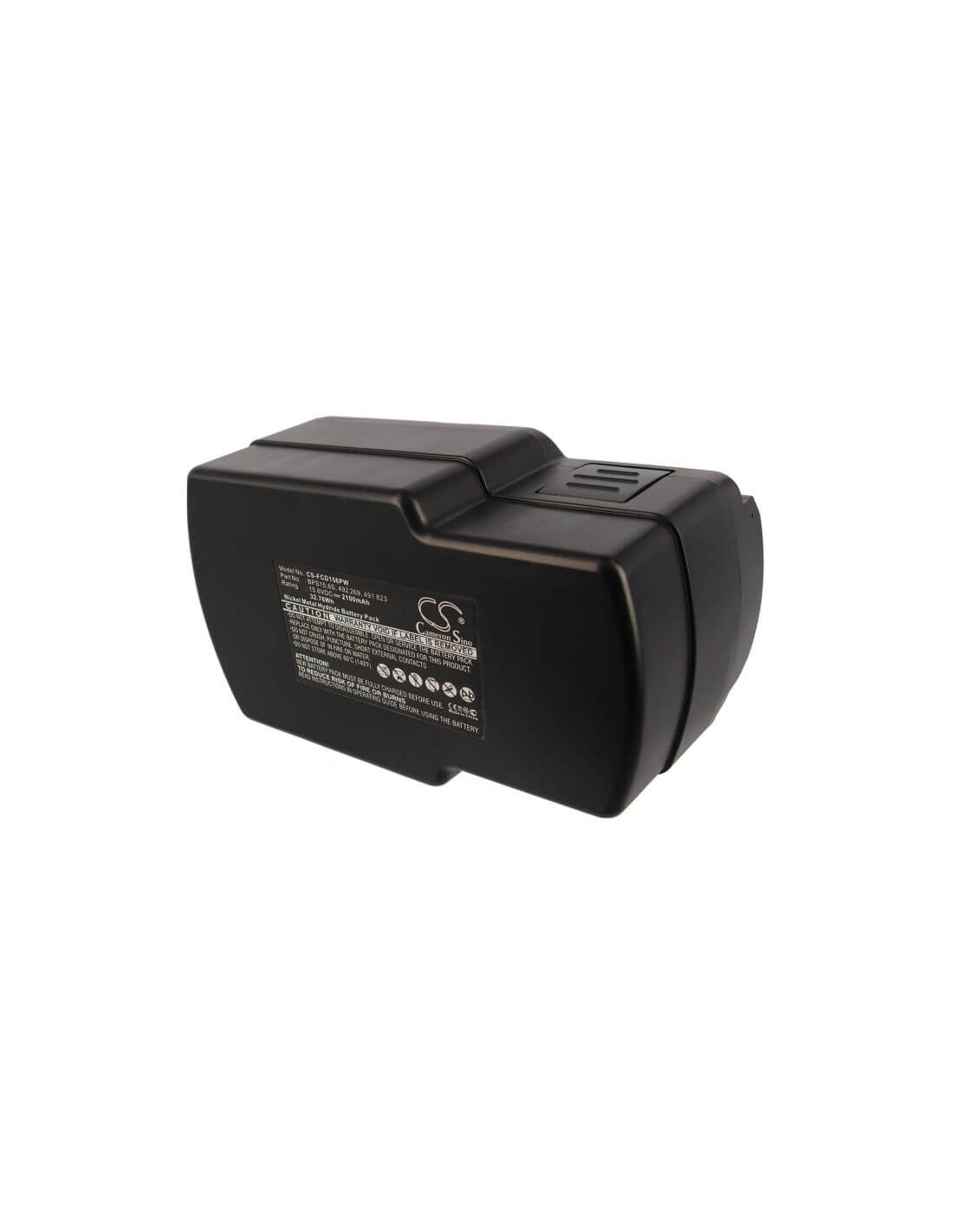 Battery for Festool Ps 400, T15+3, Tdk15.6 15.6VV, 2100mAh - 32.76Wh