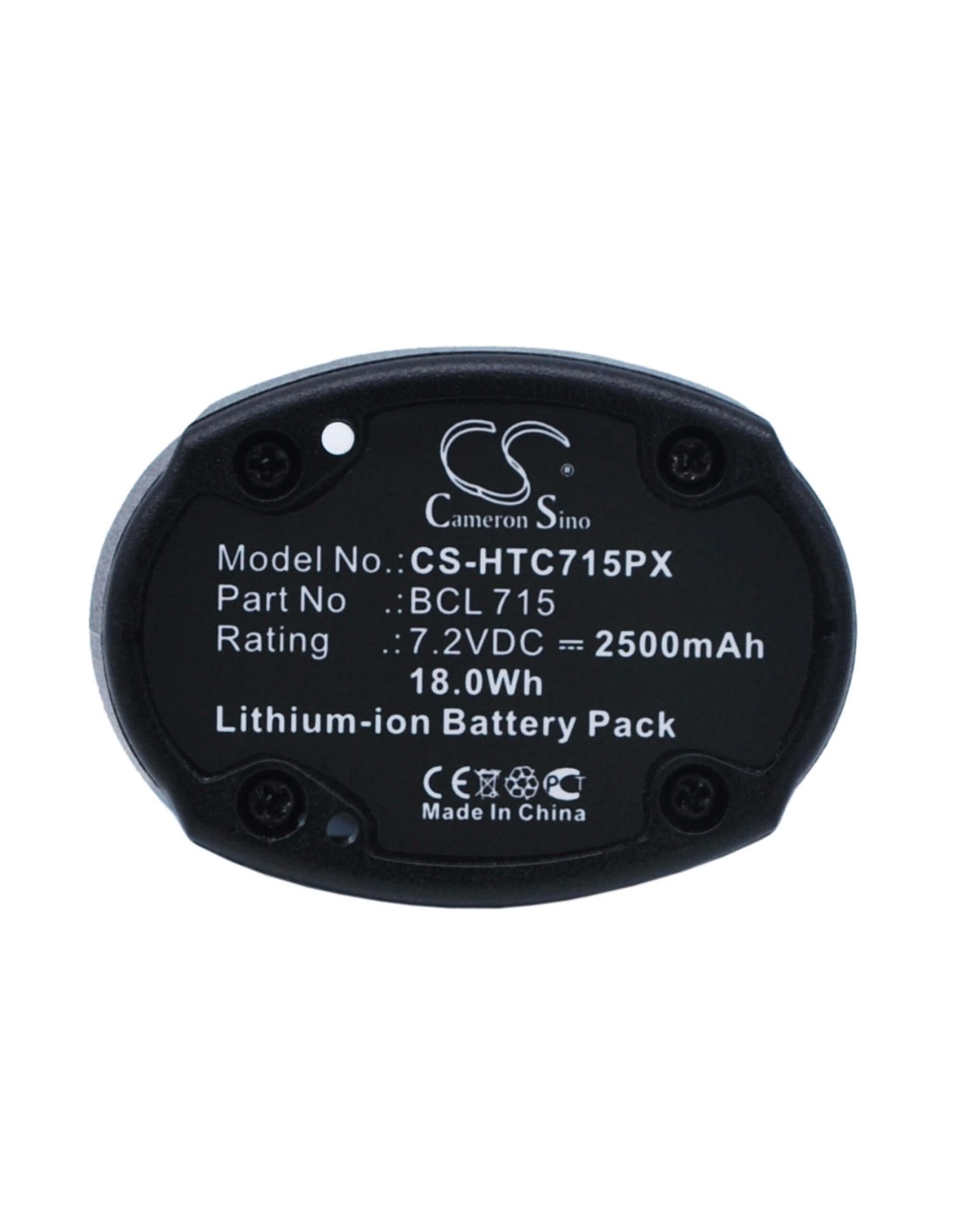 Battery for Hitachi Wh7dl 7.2V, 2500mAh - 18.00Wh
