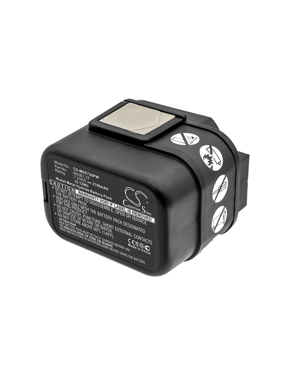 Battery for Atlas Copco Pes7.2t 7.2V, 2100mAh - 15.12Wh