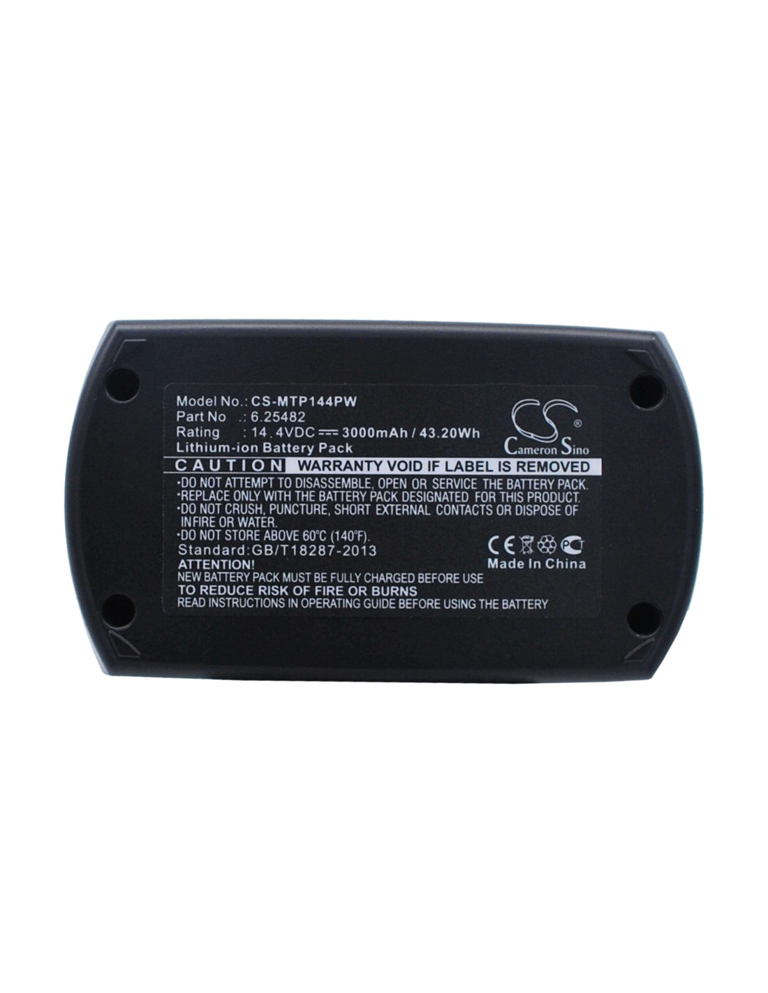 Battery for Metabo Bsz 14.4, Bsz 14.4 Impuls, Sbz 14.4 Impuls 14.4V, 3000mAh - 43.20Wh