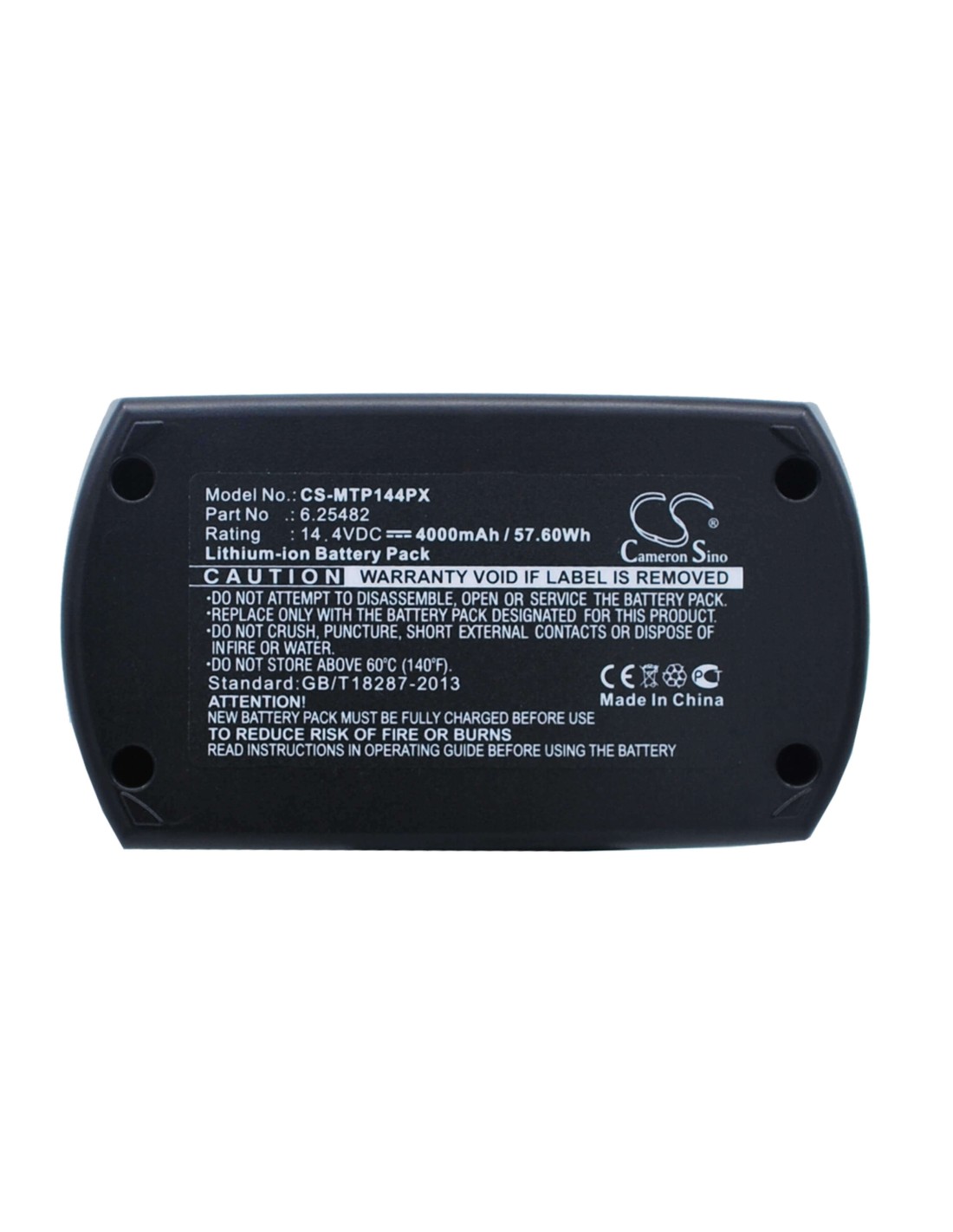 Battery for Metabo Bsz 14.4, Bsz 14.4 Impuls, Sbz 14.4 Impuls 14.4V, 4000mAh - 57.60Wh