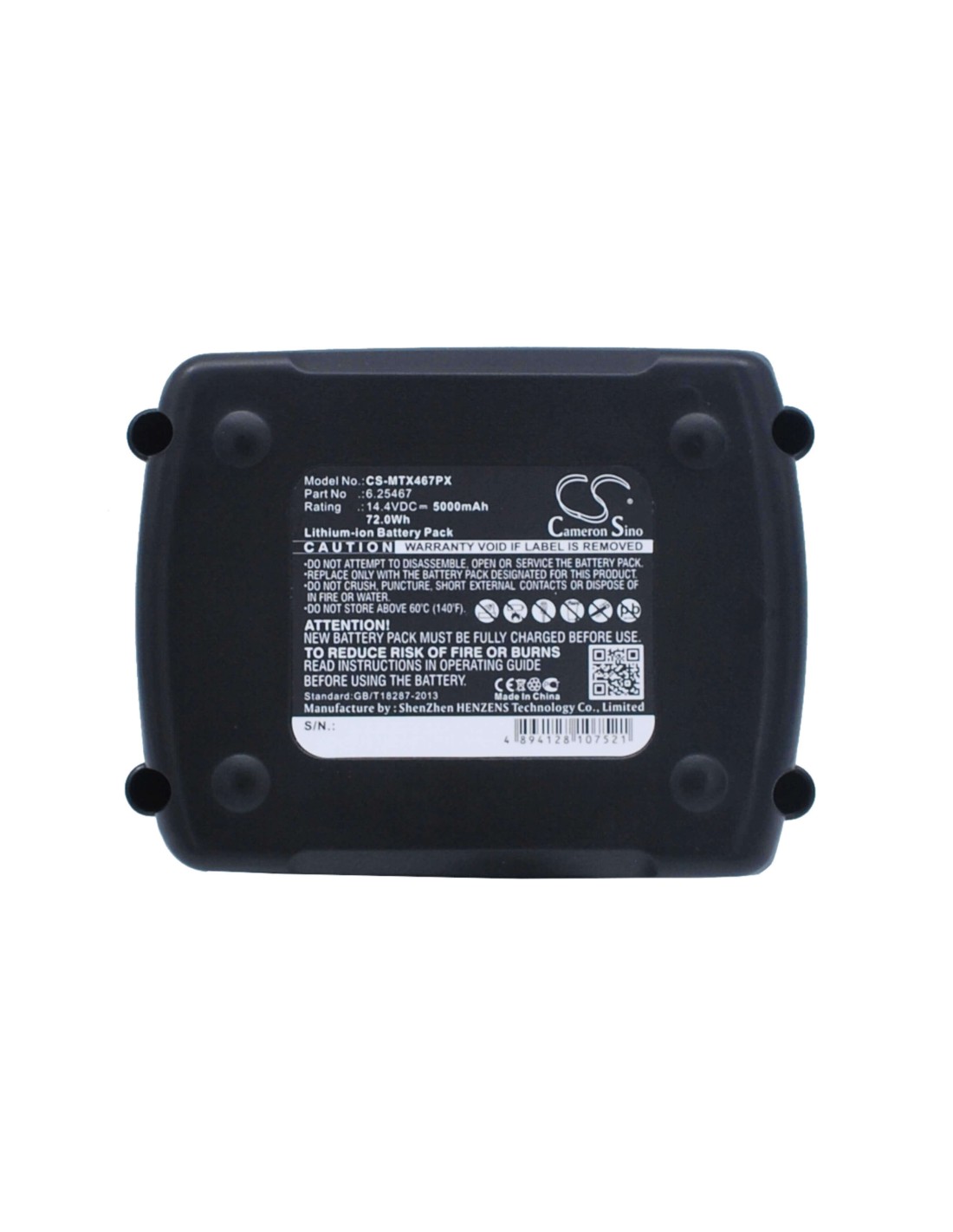 Battery for Metabo Bs 14.4 6.02105.50, Bs 14.4 6.02105.51, Bs 14.4 Lt Compact 6.02137.55 14.4V, 5000mAh - 72.00Wh