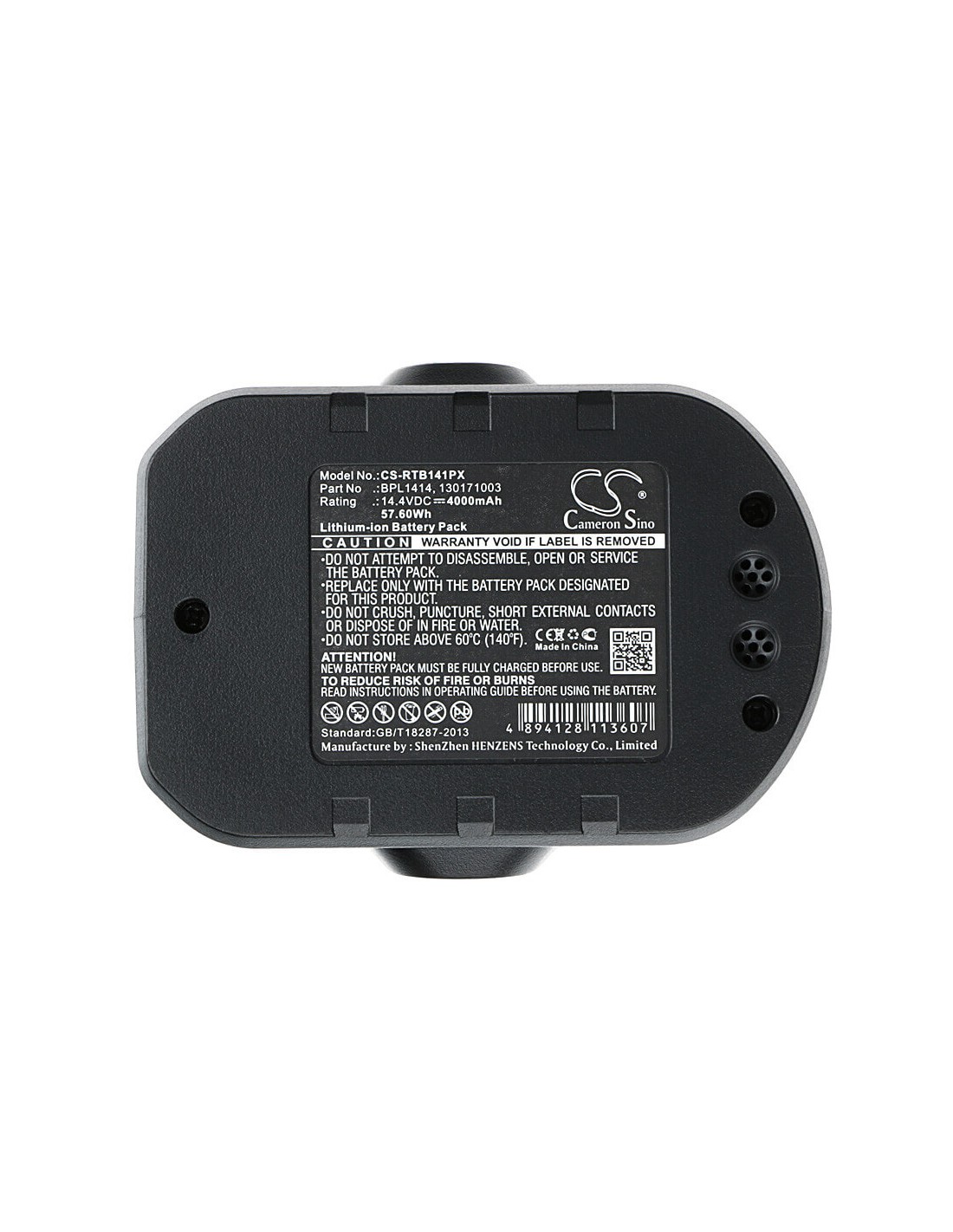 Battery for Ryobi Cdd144v22, Cddi14022nf, Lcd1402 14.4V, 4000mAh - 57.60Wh
