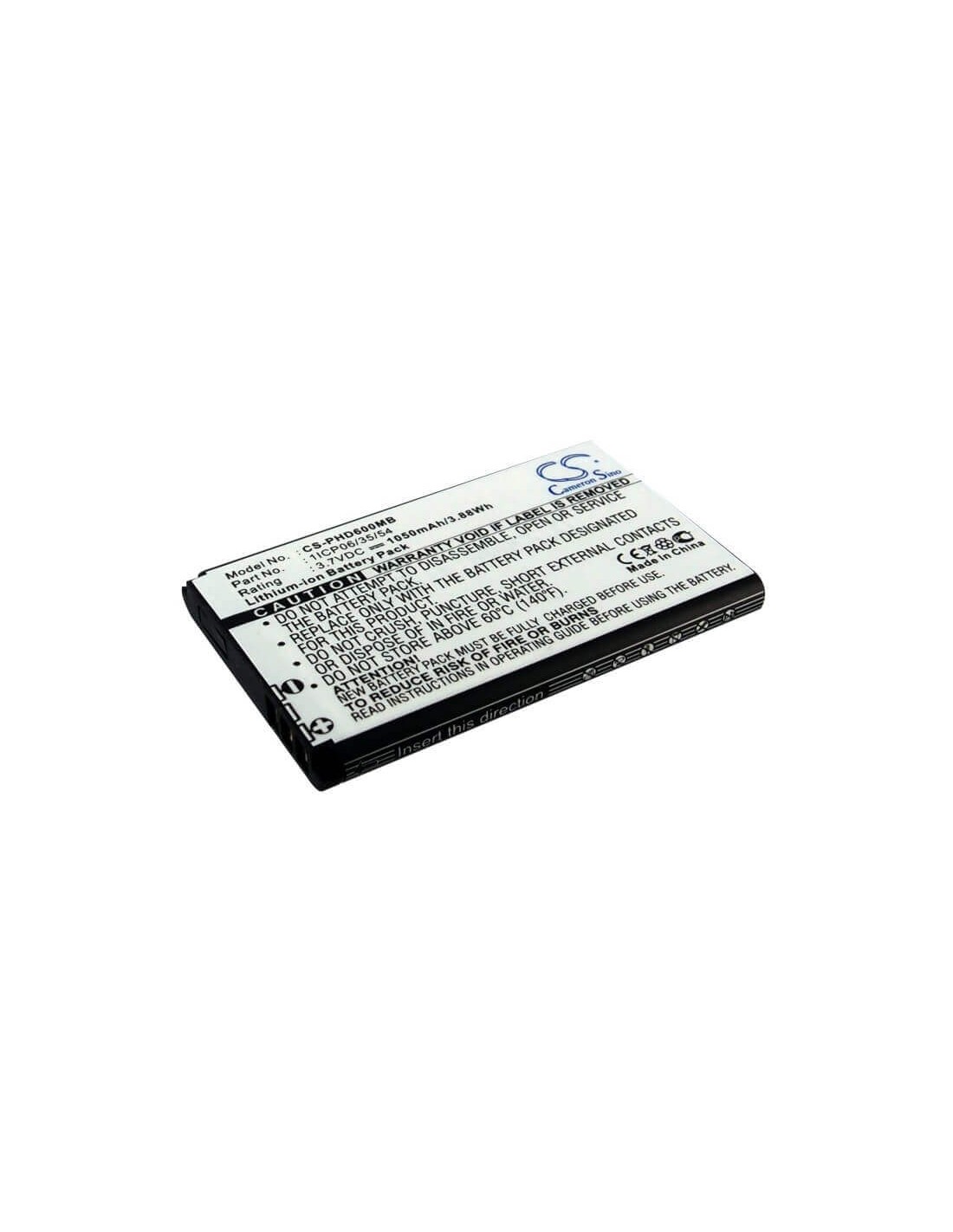 Battery for Topcom, Babyviewer 4500 3.7V, 1050mAh - 3.89Wh