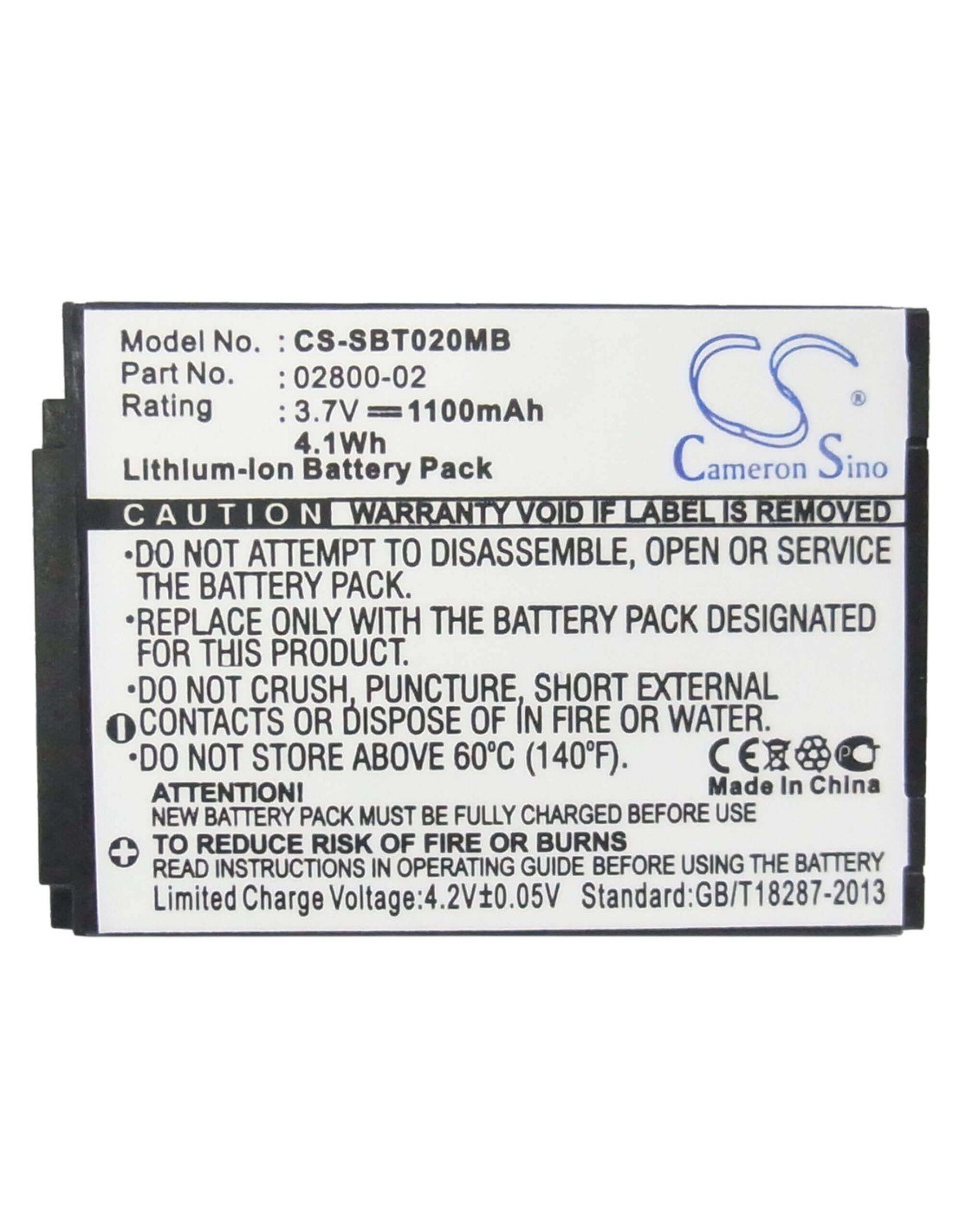Battery for Summer Baby, Baby Touch 02000, Baby Touch 02004 3.7V, 1100mAh - 4.07Wh