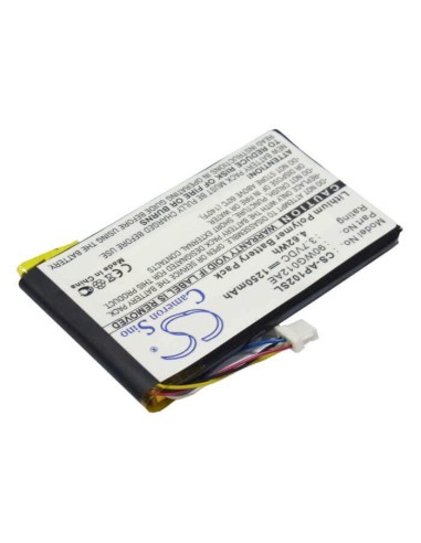 Battery for Asus 90wg012ae1155l1, S102, S102 Multimedia Navigator 3.7V, 1250mAh - 4.63Wh