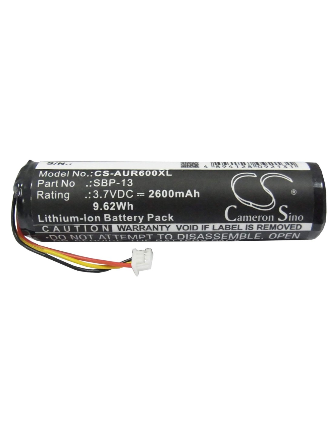 Battery for Asus R600 3.7V, 2600mAh - 9.62Wh