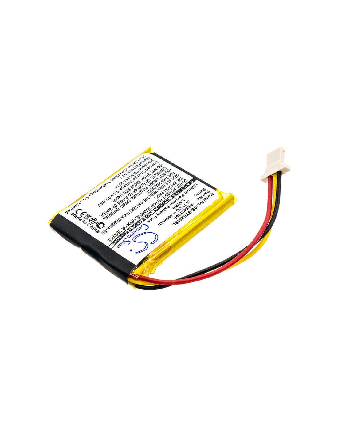 Battery for Bushnell 368224, Neo Ghost, Neo Ghost 2015 3.7V, 400mAh - 1.48Wh
