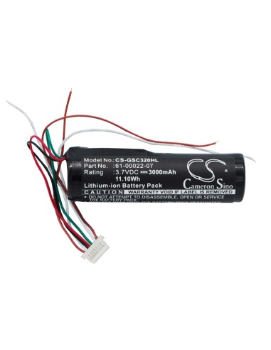 Battery for Garmin Streetpilot C320, Streetpilot C330, Streetpilot C340 3.7V, 3000mAh - 11.10Wh