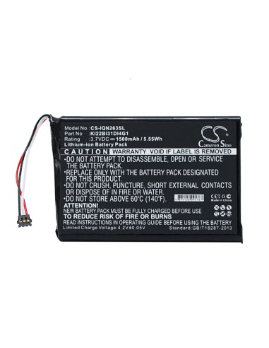 Battery for Garmin 010-01188-02, 2689lmt, 2689lmt 6-inch 3.7V, 1500mAh - 5.55Wh