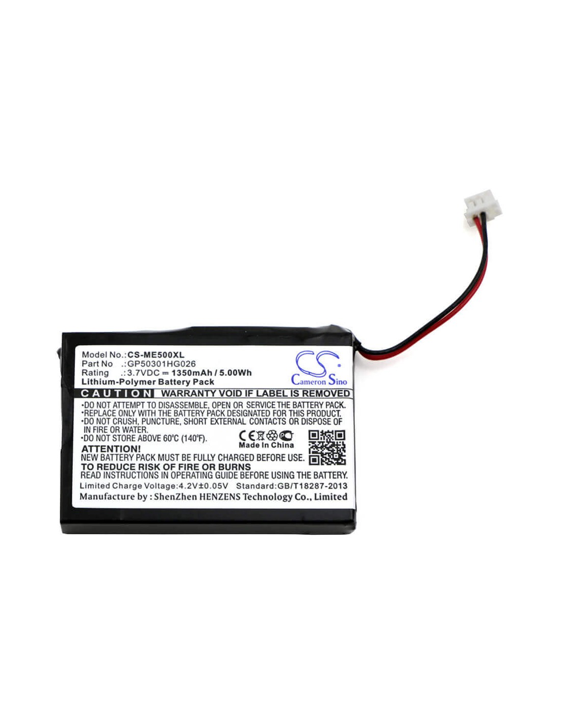 Battery for Firedoggolf Xl2300 3.7V, 1350mAh - 5.00Wh