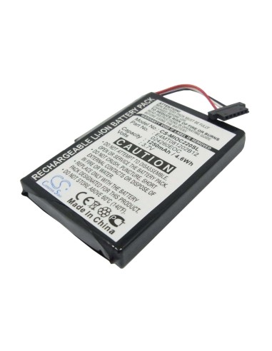 Battery for Mitac Mio C210, Mio C220, Mio C220s 3.7V, 1250mAh - 4.63Wh