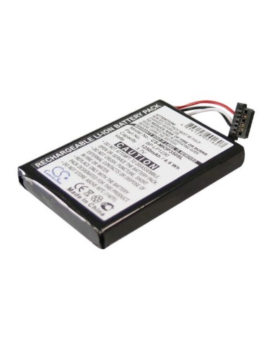 Battery for Navman Pin, Praktiker Looxmedia 6500, 3.7V, 1250mAh - 4.63Wh