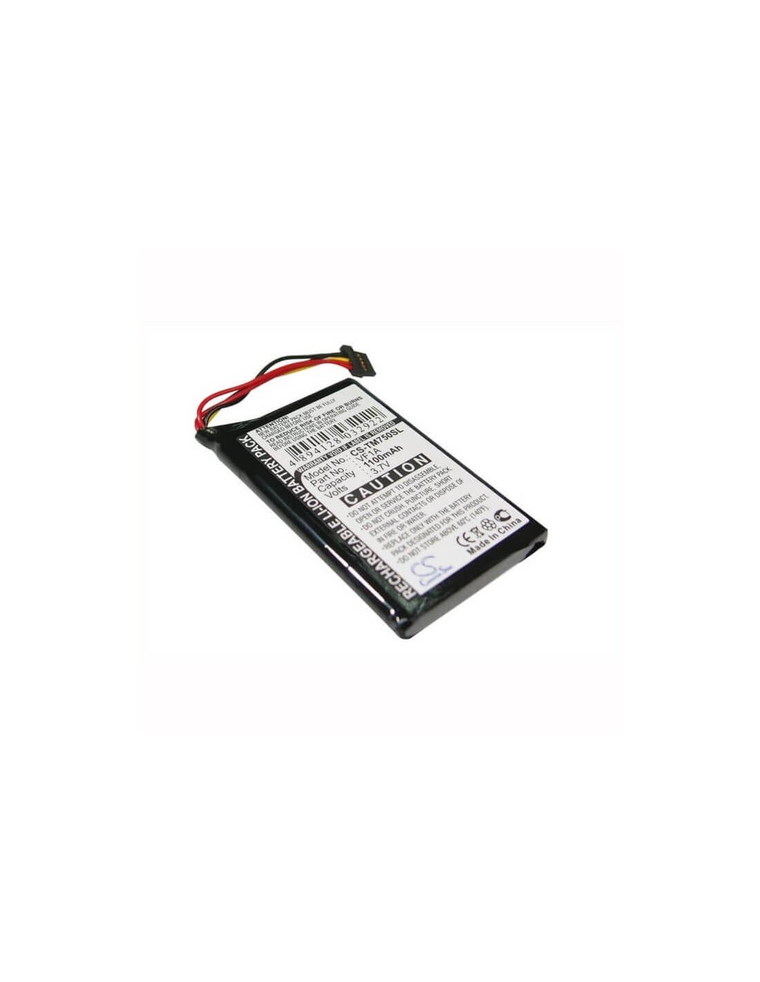 Battery for Tomtom 4cp0.002.06, Go 740 Live, Go 740tm 3.7V, 1100mAh - 4.07Wh