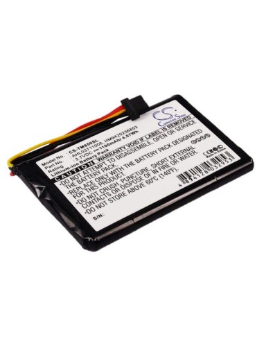 Battery for Tomtom 4cp9.002.00, 8cp9.011.10, Go 950 3.7V, 1100mAh - 4.07Wh