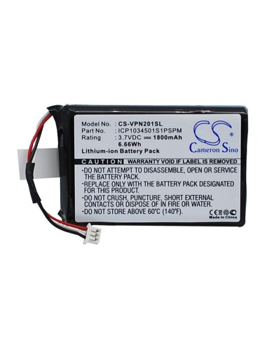 Battery for Vdo Dayton Ms2010aus 3.7V, 1800mAh - 6.66Wh
