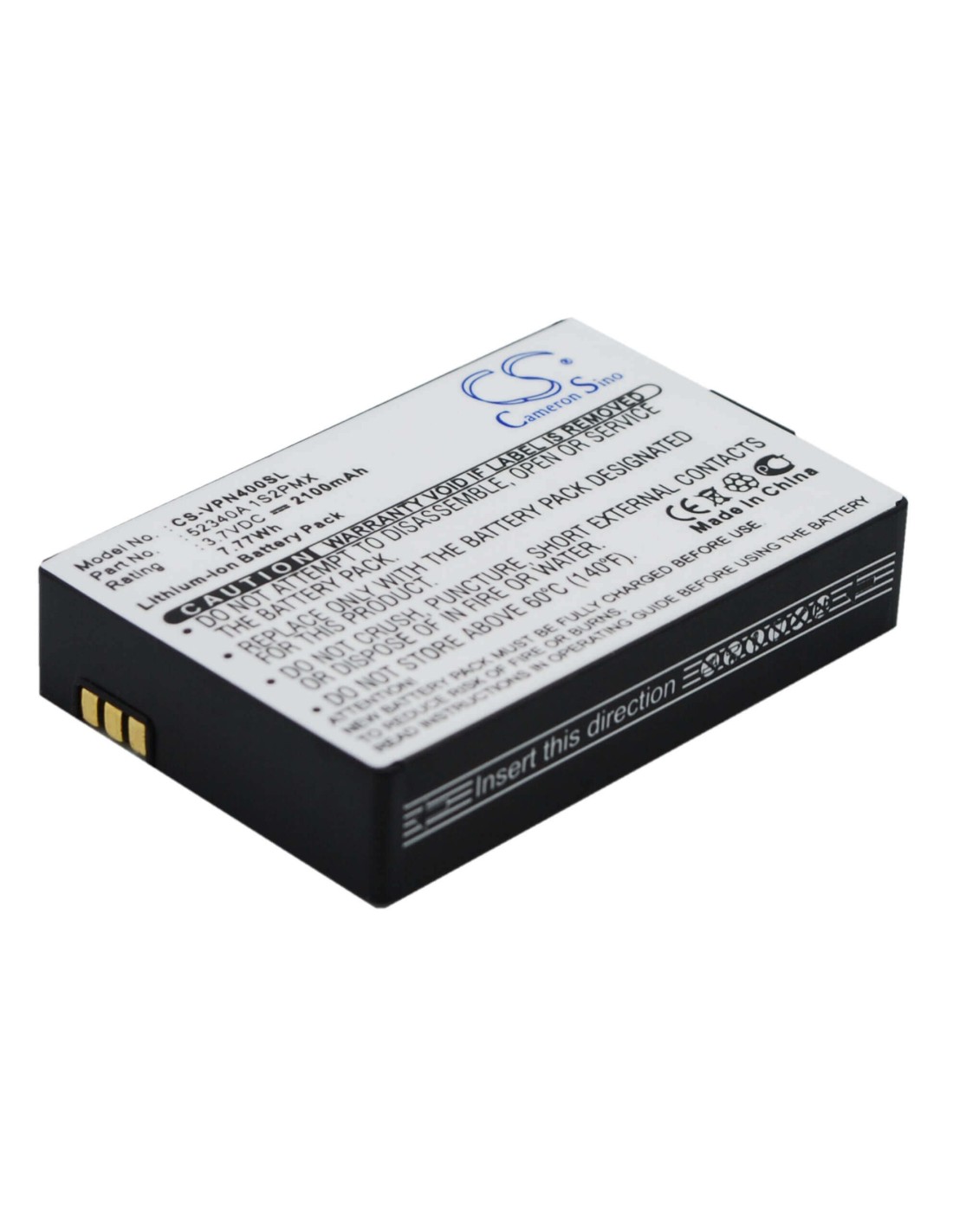 Battery for Vdo Dayton Bat-4060, Pn4000, Pn4000-tsn 3.7V, 2100mAh - 7.77Wh