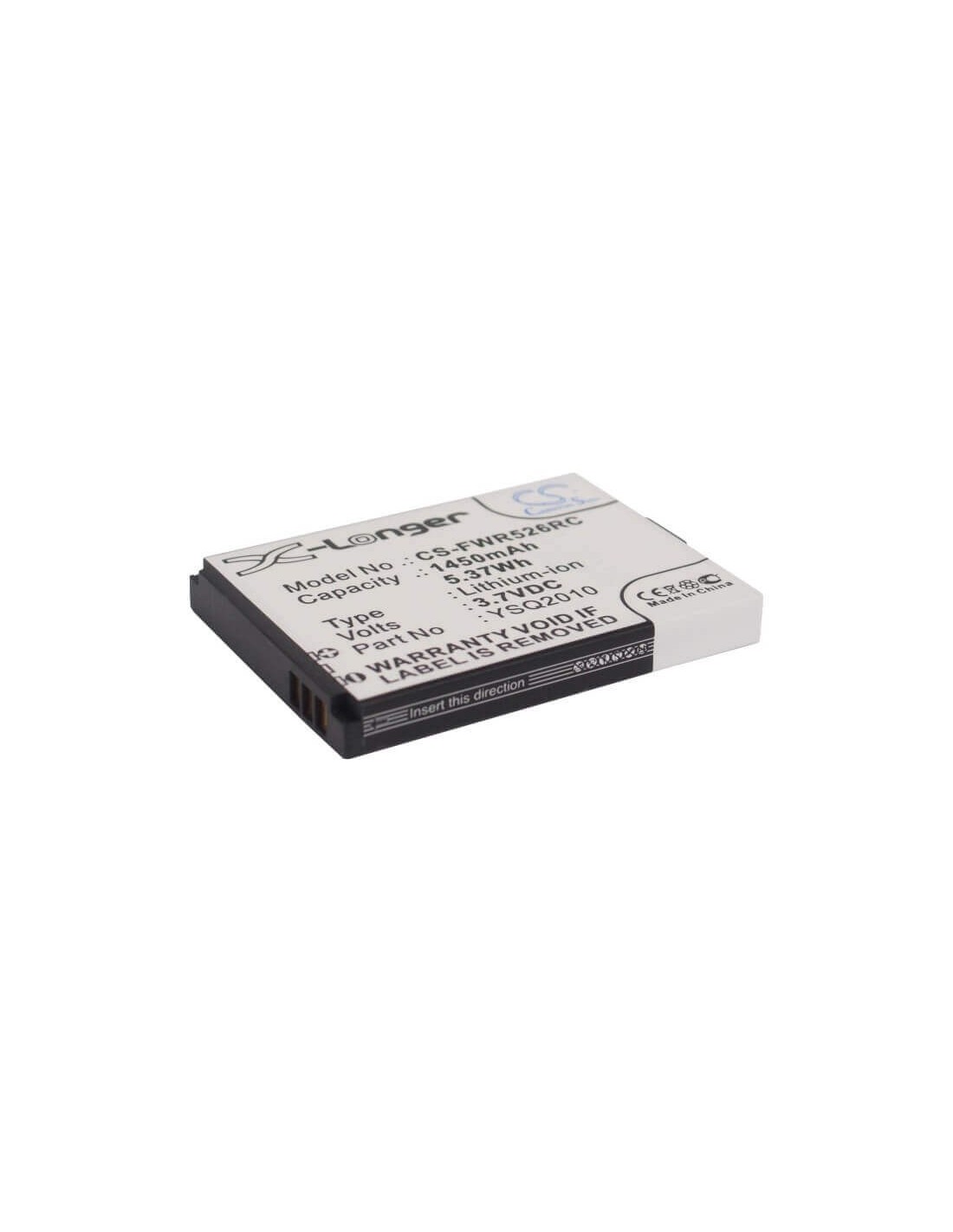 Battery for Franklin Wireless R526, R526a, R536 3.7V, 1450mAh - 5.37Wh